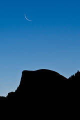 Half Dome Moonrise