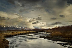 Owens River and Clouds