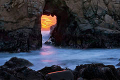Pfeiffer Beach Arch at Twilight