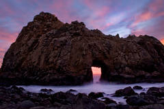 Pfeiffer Beach Arch Twilight