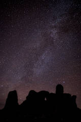 Monuments and Milky Way