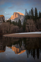 Half Dome Moonrise