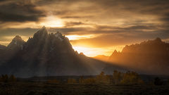 Teton Sunset, Fall 1