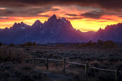 Teton Sunset, Fall 2
