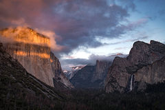 Tunnel View Winter Sunset 1