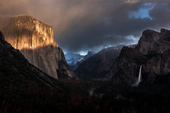 Tunnel View Winter Sunset