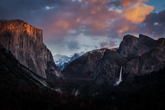 Tunnel View Winter Sunset 3