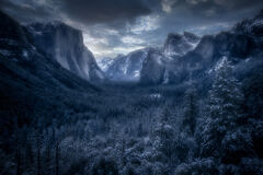 Tunnel View Winter Sunrise