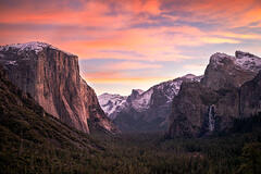 Tunnel View Christmas Sunrise