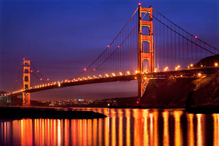 Golden Gate Bridge Sunset