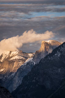 Half Dome Clouds