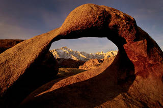Mobius Arch and Mt Whitney Sunrise