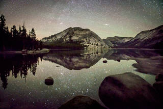 Tenaya Lake and the Milky Way