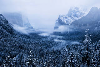 Tunnel View Sunset Winter