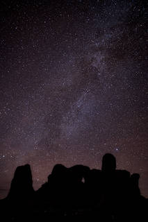 Monuments and Milky Way