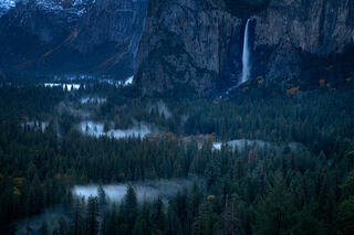 Tunnel View Sunrise Fog