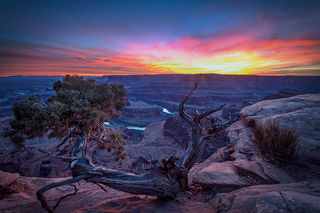 Sunset at Dead Horse Pt 