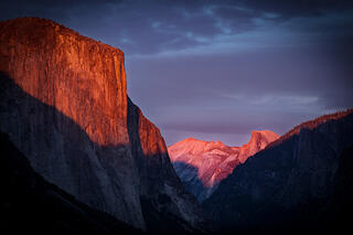 Tunnel View Sunset, Fall