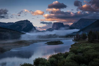 Green River at Sunrise