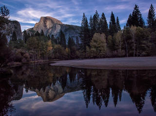 Half Dome & Merced River Twilight