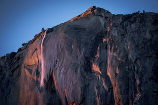 Horsetail Falls at Sunset