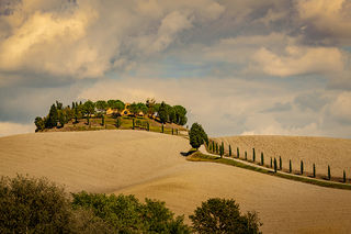 Tuscan Villa & Cypress