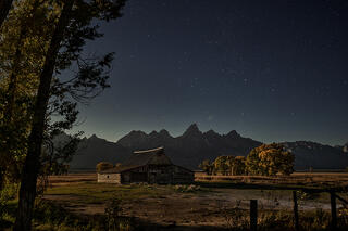 Mormon Barn at Night, Fall