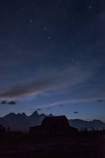 Little Dipper over Tetons