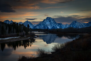 Oxbow Bend Sunset