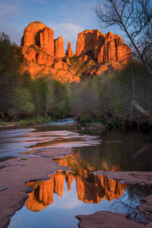 Red Rock Crossing, Sunset