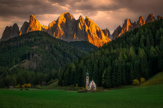 San Giovanni Church Fall Colors