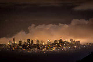 San Francisco Fog Predawn