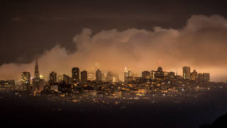 San Francisco Fog Predawn