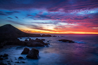 Soberanes Arch Sunset 3