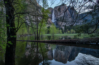 Yosemite Falls Spring Reflections