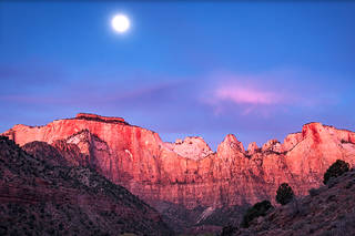 Temples & Towers Moonset