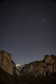 Tunnel View Winter Stars