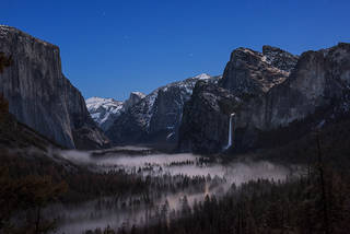 Tunnel View Stars at Twilight
