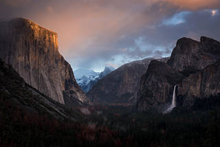 Tunnel View Winter Sunset 2