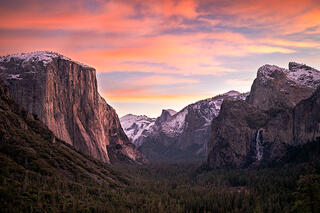 Tunnel View Christmas Sunrise