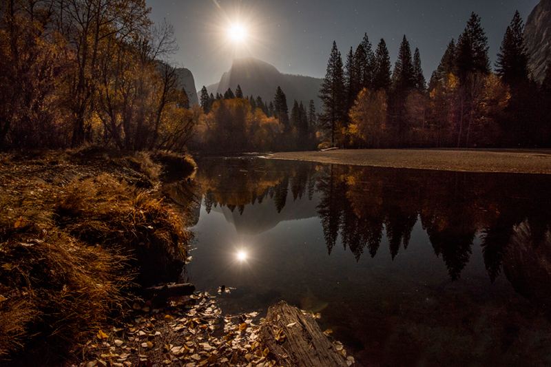 Half Dome along the Merced River 1