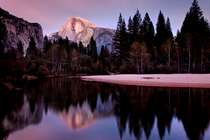 yosemite, fall colors, valley view, sunrise, el cap merced, fall, landscape, sierra, merced, river, water, twilight