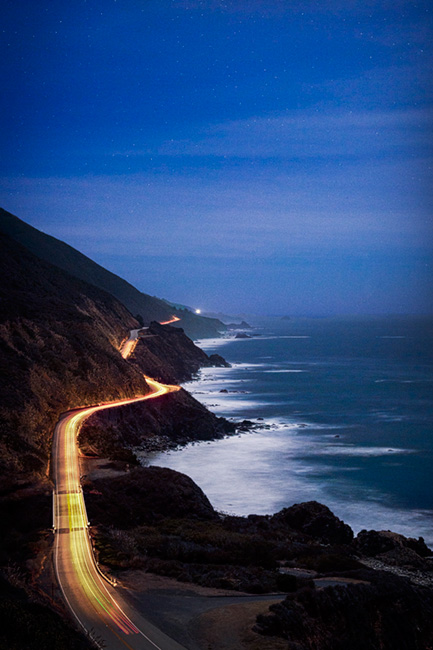 coast, coastal, water, pacific, big sur, sur, big, sunset, twilight, surf, waves, highway 1, hwy 1,  julia, ca, beach, california...