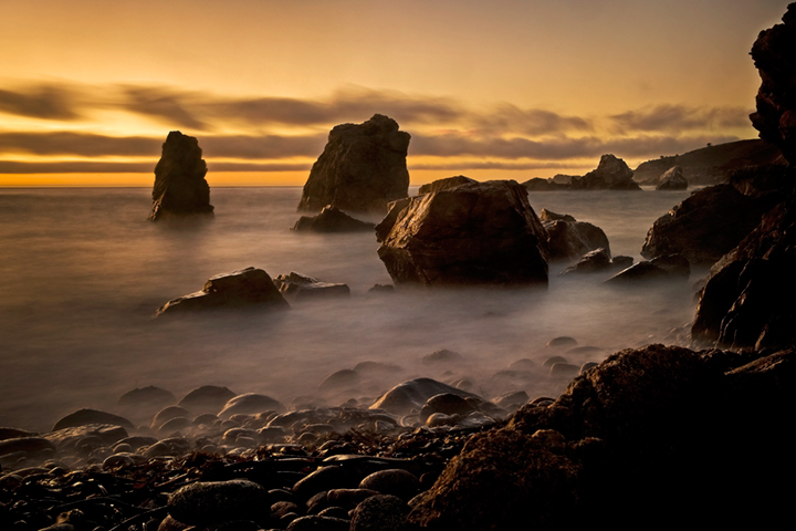 coast, coastal, water, pacific, big sur, sur, big, highway 1, hwy 1, ca, beach, california,  sunset, twilight, ocean,  garrapata...