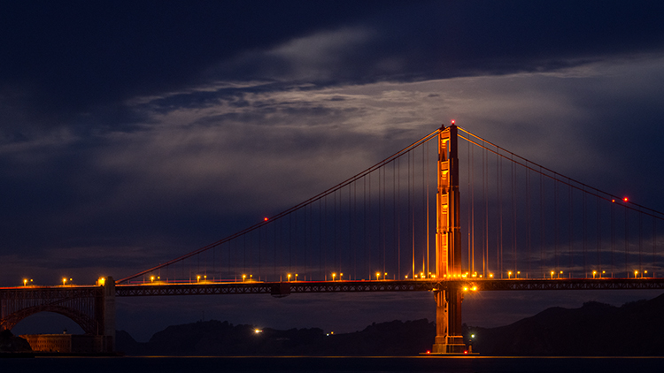 golden gate, golden gate bridge, marin, san francisco, fog, atmospherics, sunrise, predawn