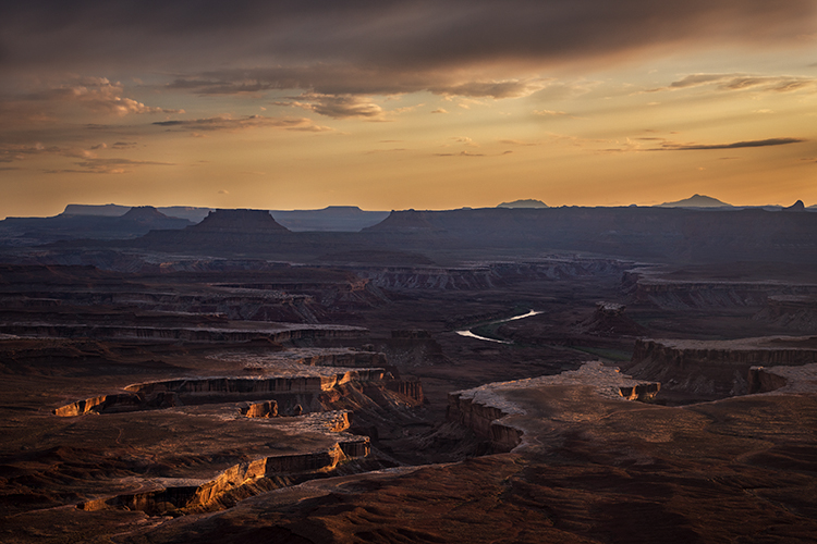 utah, ut, canyonlands national park, sunset, clearing storm, clouds, canyons, southwest, colorado plateau, atmospherics, red...