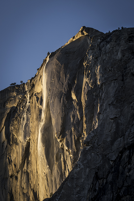 yosemite, sierra, horsetail falls, mountains, sunset, water, california, ca, winter, national park
