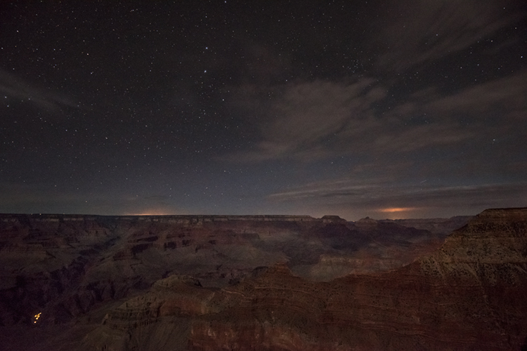 Grand Canyon, National Park, Southwest, Colorado plateau, stars, sunrise, mather, point, pt, mountains, sky, Arizona, AZ