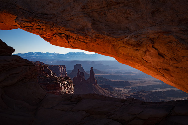 colorado plateau, utah, national park, mesa, arch, sunrise, canyonlands, red rock, moab, southwest, hoodoos, fisher tower, ut...