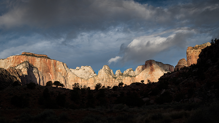 zion, zion national park, mountains, southwest, utah, maples, fall colors, fall, temple, towers,  sunrise, alpine glow,